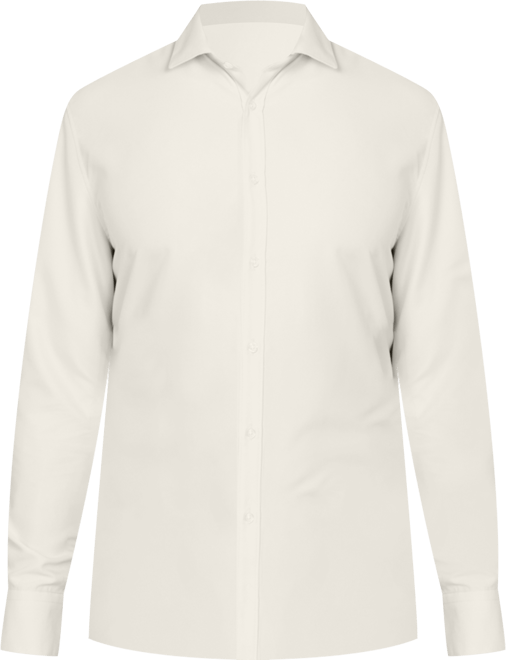 Men's Regular Fit Solid Wrinkle Free Performance Dress Shirt