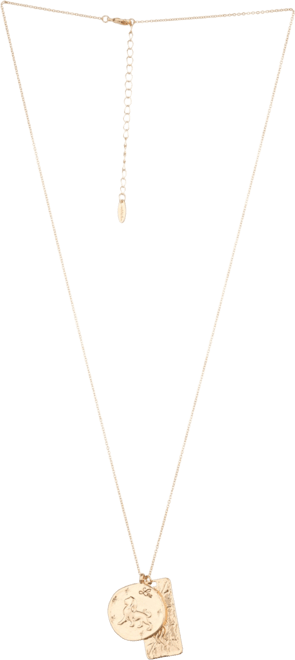 Women's Zodiac Double Charm Necklace