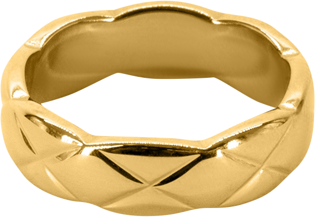 Nneoma 1/4" Ring in 18K Gold- Plated Brass