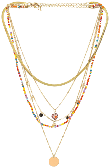 Beaded Layered Necklace
