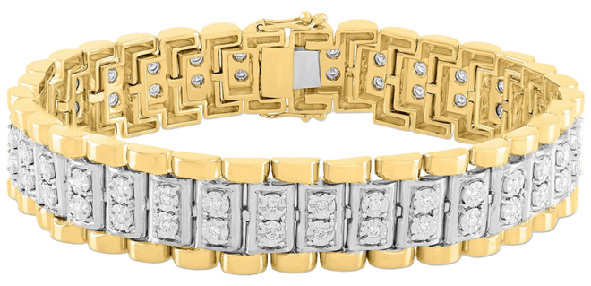 Macys mens on sale bracelets gold