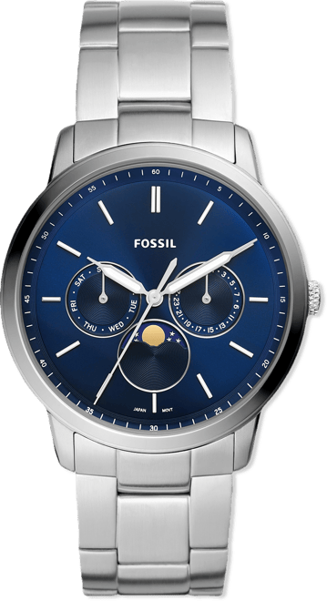 Men's Neutra Silver Tone Stainless Steel Bracelet Watch 42mm