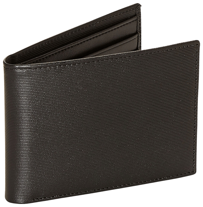 J. Ferrar Embossed Mens Bifold Wallet, Color: Black - JCPenney
