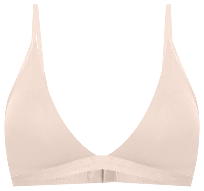 Women's Form To Body Lightly Lined Triangle Bralette QF6758