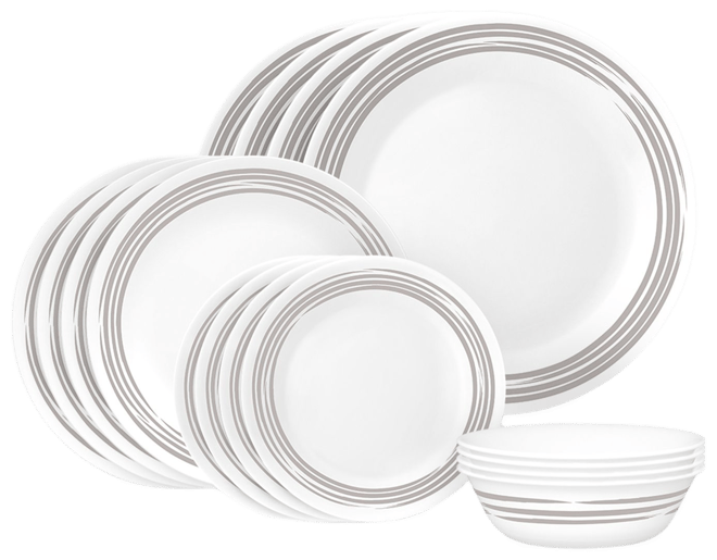 Corelle brushed outlet silver