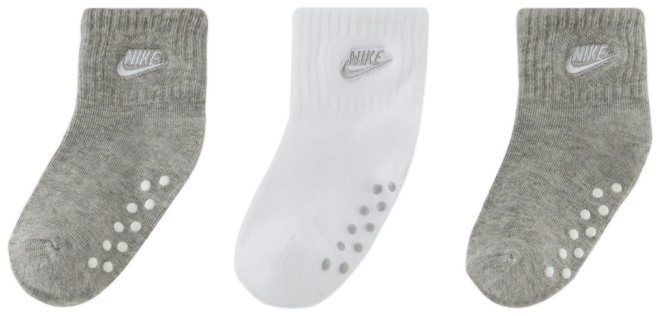 Nike Toddler Gripper Ankle Socks (3 Pairs)