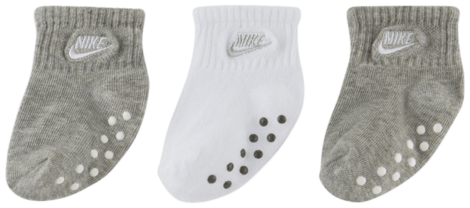 Nike Baby Gripper Ankle Socks (3-Pack)