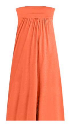 24seven Comfort Apparel Plus Size Strapless Maxi Dress, Dresses, Clothing  & Accessories