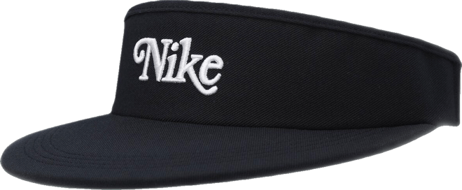 Big Boys  Golf Black Tall Performance Adjustable Visor