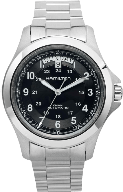 Men's Swiss Automatic Khaki King Stainless Steel Bracelet Watch 40mm H64455133