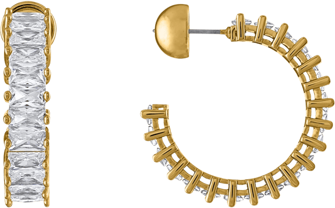 Women's Sadie 18K Gold-Tone Brass Hoop Earrings