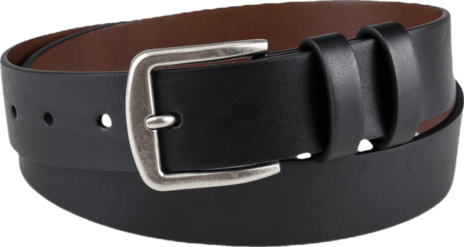 Men's Burnished-Edge Belt, Created for Macy's