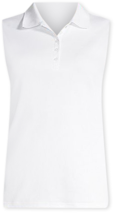 Lands end 2024 sleeveless polo