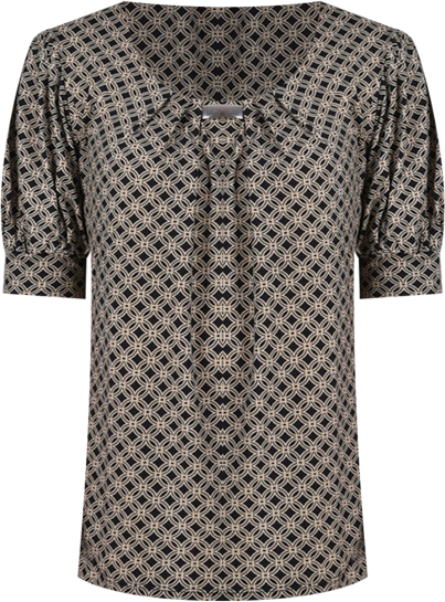 Women's Missy Short Sleeve Balloon Sleeve Top