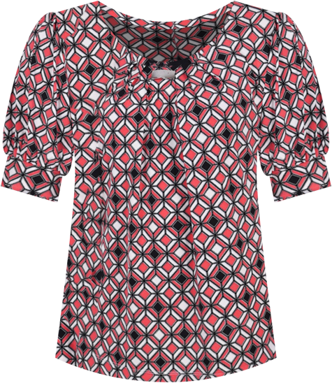 Women's Missy Short Sleeve Balloon Sleeve Top