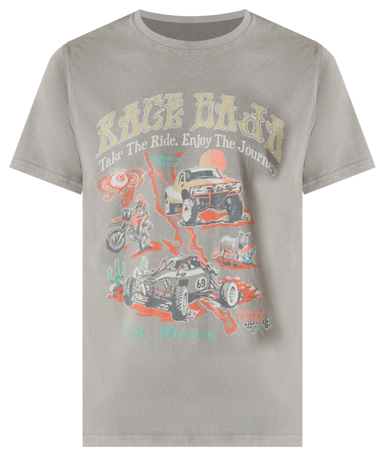 Men's Baja 1000 Graphic Short Sleeve T-shirt, Steeple Gray