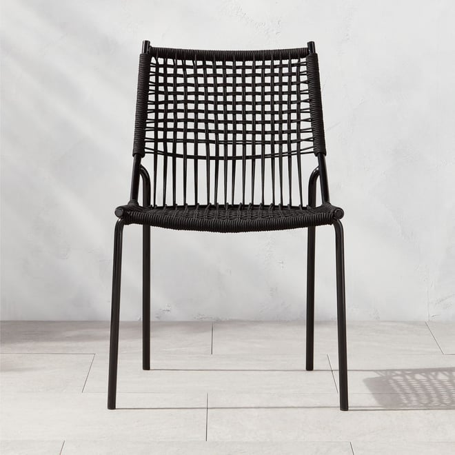 Rope woven chair top