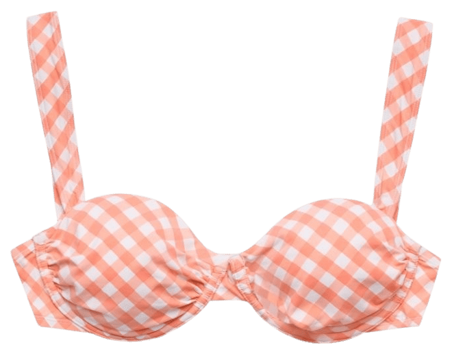 Women's Freshwater Checked Underwire Bikini Top