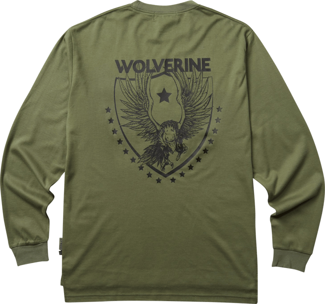 Wolverine Men's FireZerO Flame Resistant Long Sleeve T-shirt