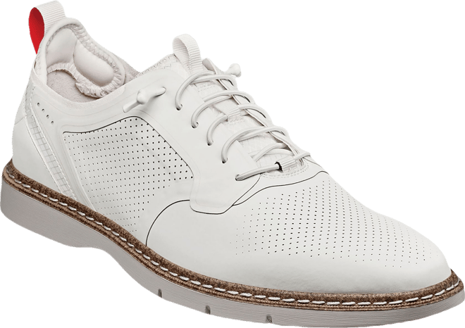 Men's Synchro Plain Toe Elastic Lace Shoes