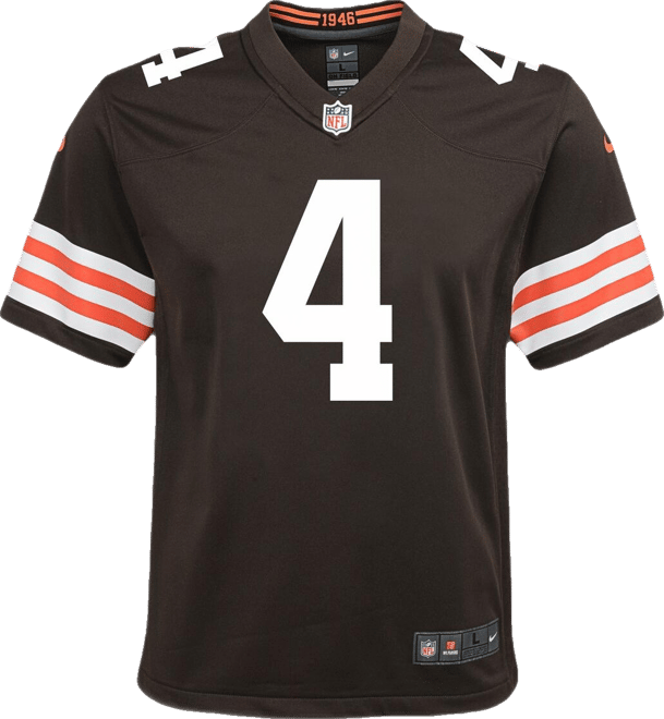 Big Boys  Deshaun Watson Brown Cleveland Browns Game Jersey