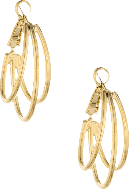 Women's Classic Double Ring Hoop