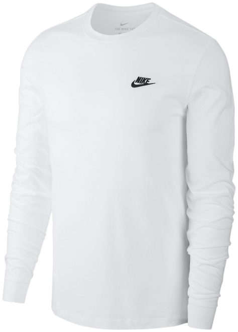 Nike Sportswear Club Men's Long-sleeve T-shirt. Nike LU