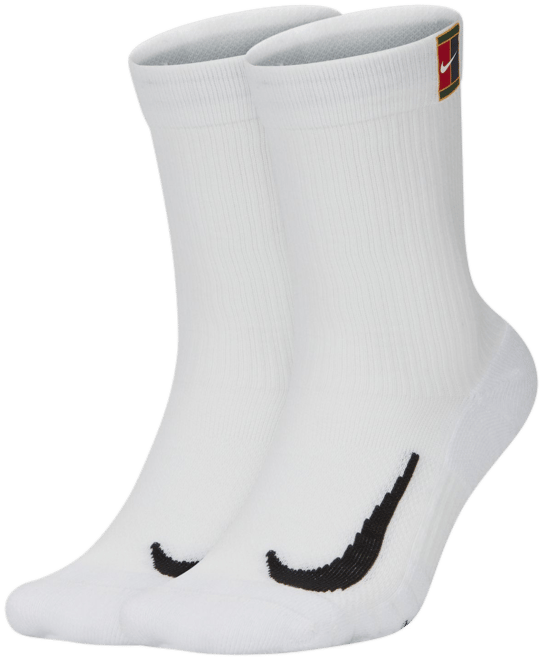 NikeCourt Multiplier Cushioned Chaussettes de tennis mi-mollet (2 paires)