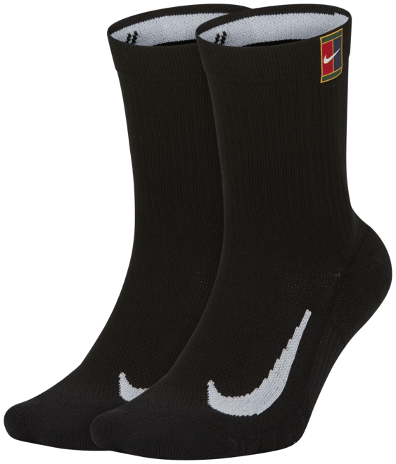 NikeCourt Multiplier Cushioned Crew Tenis Çorapları (2 Çift)