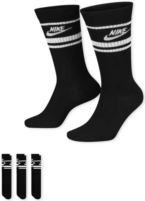 Nike Sportswear Dri-FIT Everyday Essential Chaussettes mi-mollet (3 paires)