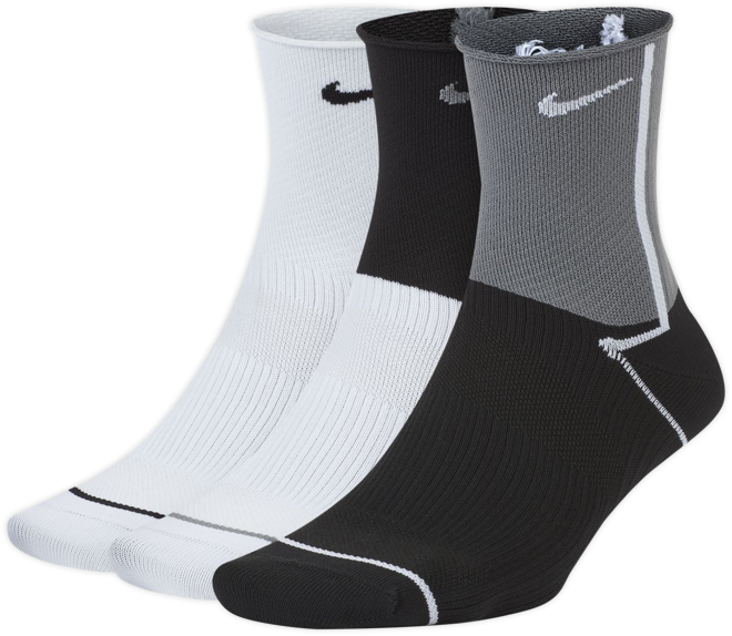 Nike Everyday Plus Lightweight Kadın Antrenman Bilek Çorapları (3 Çift)