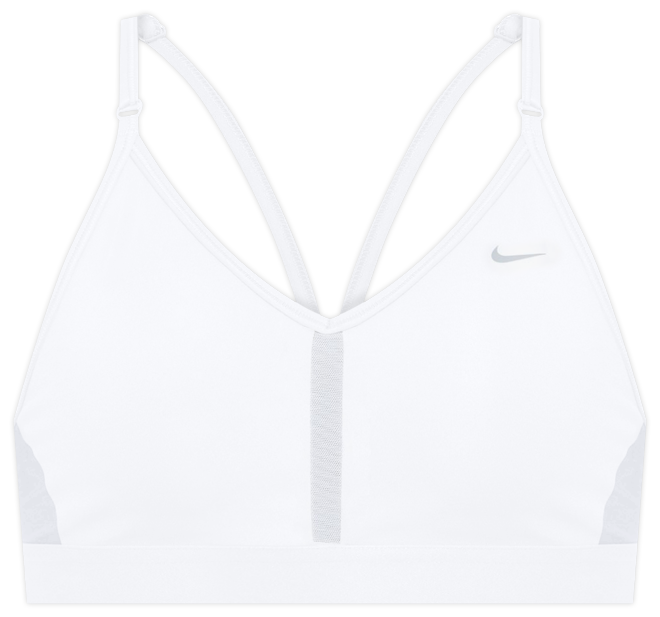 Nike Indy Gepolsterter Sport-BH mit leichtem Halt und V-Ausschnitt für Damen