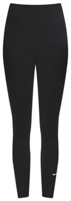 Nike One 7/8-Leggings mit mittelhohem Bund und Mesh-Einsatz für Damen