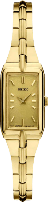 Women's Essential Gold-Tone Stainless Steel Bracelet Watch 15mm