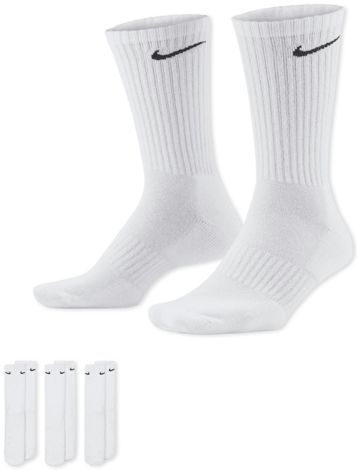 Nike Everyday Cushioned Chaussettes de training mi-mollet (3 paires)