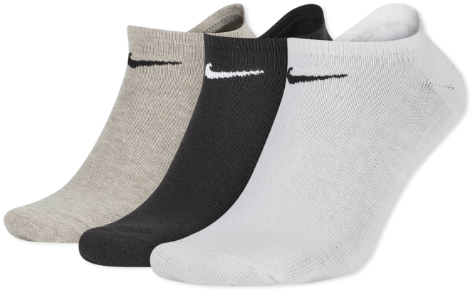 Nike Lightweight No-Show Antrenman Çorapları (3 Çift)