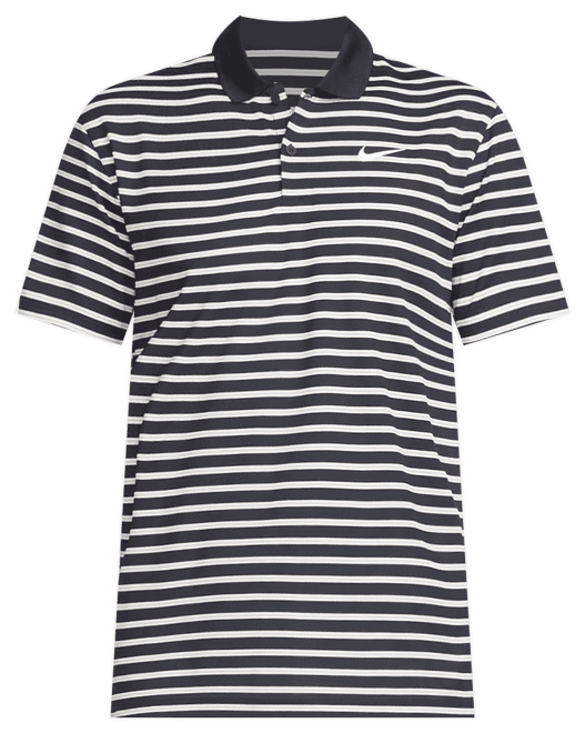 Nike Dri-FIT Victory Gestreiftes Golf-Poloshirt für Herren