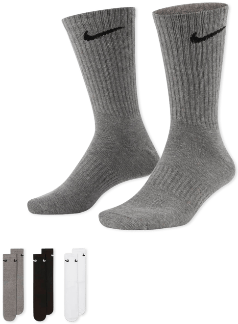 Nike Everyday Lightweight Klasyczne skarpety treningowe (3 pary)