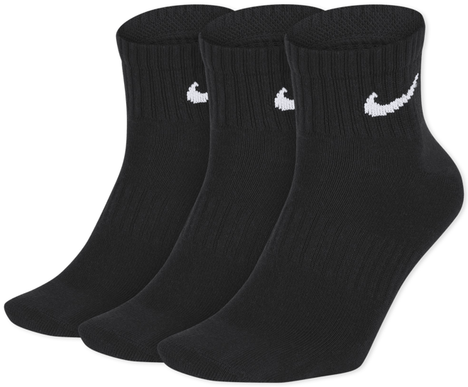 Nike Everyday Lightweight Antrenman Bilek Çorapları (3 Çift)