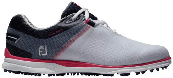 FootJoy Women's Pro SL Sport Golf Shoes White/Navy/Pink