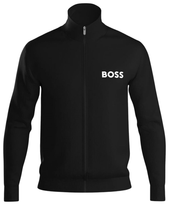 BOSS Hommes Saturn Lowp Baskets en Cuir Lisse avec Doublure en