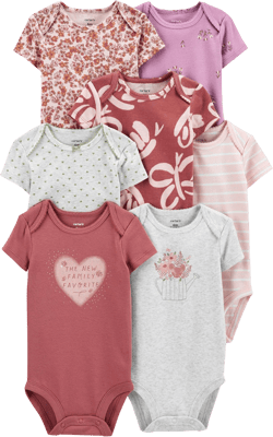 Carter's Infant Girls Poppy Red Heart Print Windbreaker Jacket Size 12M 18M 24M 