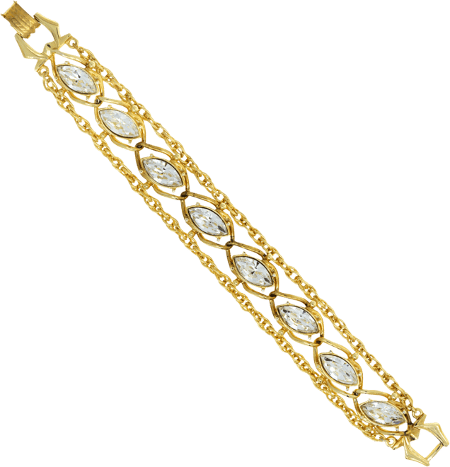 Women's Crystal Chain Bracelet
