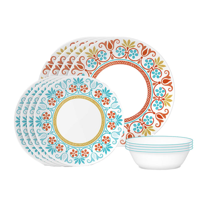 Corelle Global Collection Terracotta Dreams 12-pc. Glass