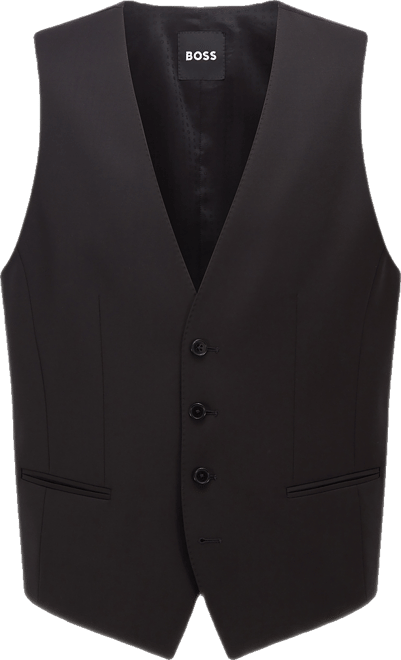 Boss Men's Single-Breasted Waistcoat