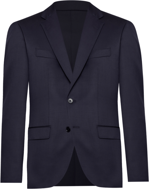 Boss by  Men's Virgin-Wool Serge Suit Jacket