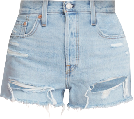 Levi's Women's 501 Button Fly Cotton High-Rise Denim Shorts - Macy's