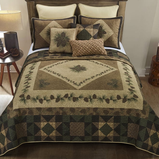 Highland Plaid Cotton Quilted Bedding Set by Donna Sharp