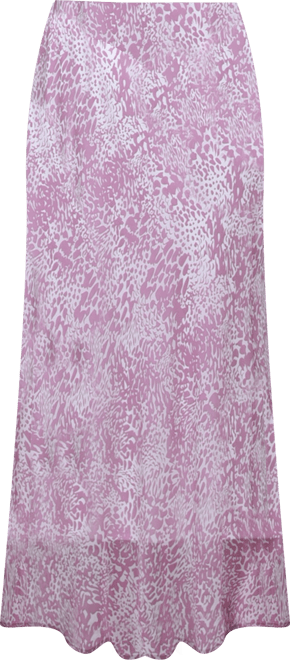 Plus Size Chiffon Maxi Skirt