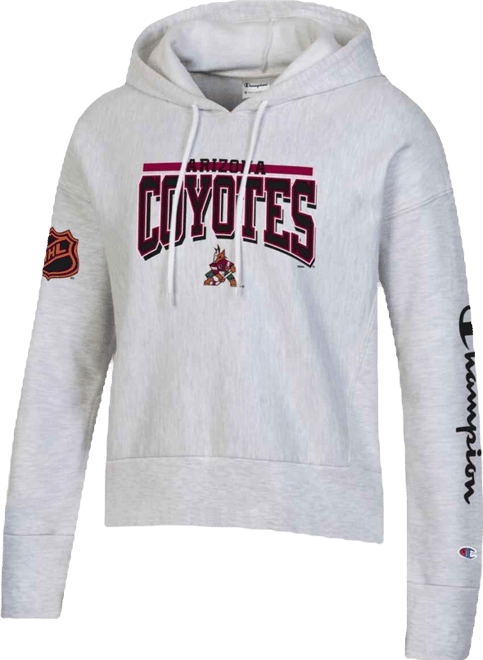 Women's  Heathered Gray Arizona Coyotes Reverse Weave Pullover Hoodie